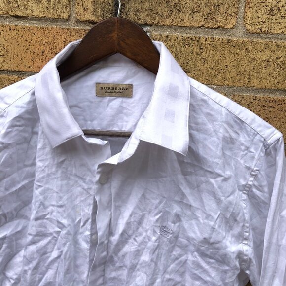 Burberry Button Up Shirt XXXL White - Picture 8 of 10